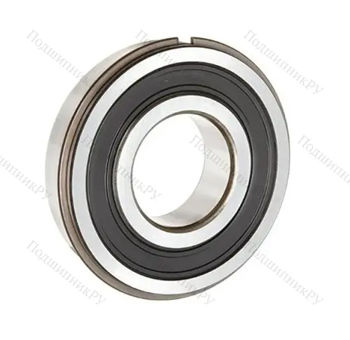 Однорядный шариковый подшипник 6204 DDU NR от производителя  NSK