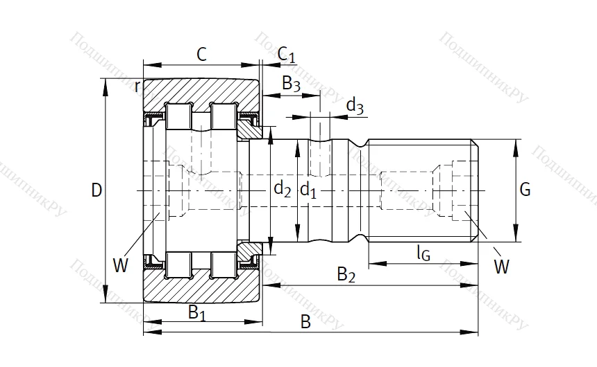 Подшипник PWKR 90 2RS