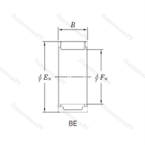 Подшипник игольчатый радиальный BE 283816ASYB 1