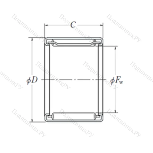 Подшипник игольчатый радиальный FJH-1010 от производителя  NSK