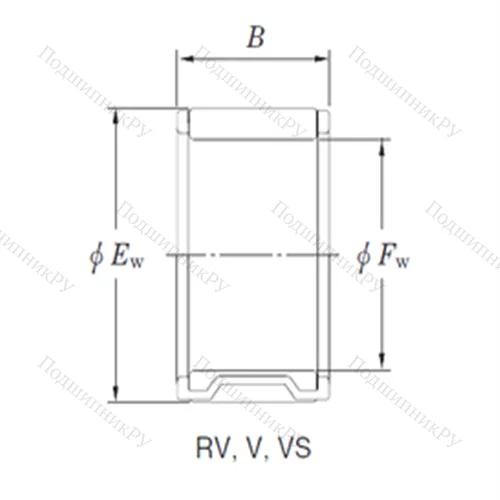 Подшипник игольчатый радиальный 20V 2825B от производителя  KOYO