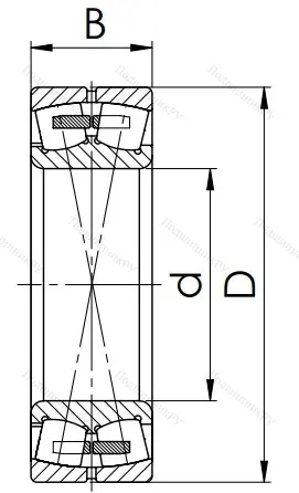Сферический роликовый подшипник 3517 Н (22217 MBW 33) в Москве