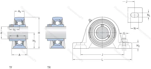 Подшипниковый узел SY 20 TF в Москве