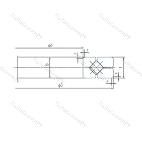 Подшипник роликовый упорно-радиальный 480XRGV 66