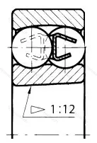 Подшипник  111207 (1207K) размер 35x72x17 от производителя  ГПЗ-23