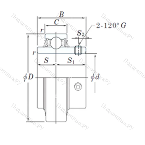 Подшипник шариковый радиальный