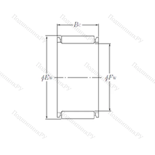Подшипник игольчатый радиальный K 6?10?13T 2