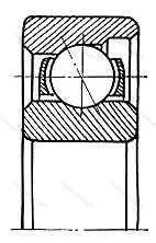 Модификация подшипника 4-6074ЕТ размер 4x16x10