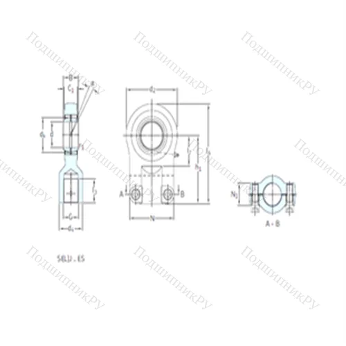 Подшипник скольжения сферический SILQG 16ES