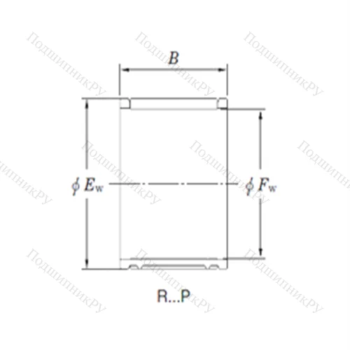 Подшипник игольчатый радиальный 9R 1212P