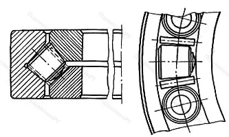 Модификация подшипника 2-76692/560 размер 560x750x85 от производителя  ГПЗ-1