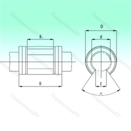 Подшипник шариковый линейный KNO 3068-PP