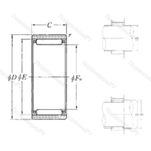 Подшипник игольчатый радиальный RNAO-25?37?16