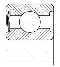 Модификация подшипника С8-20803 размер 17x47x15,5