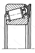 Модификация подшипника 407914ХМ размер 68,262x110x23,27 от производителя  ГПЗ-1