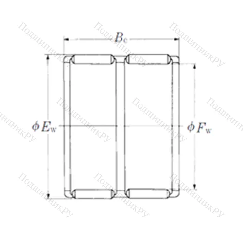 Подшипник игольчатый радиальный FWF-515650WZ