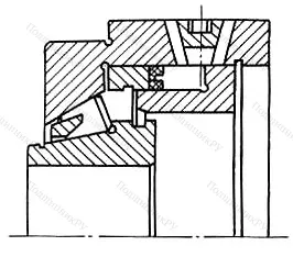 Модификация подшипника 117732К размер 160x227x48/80