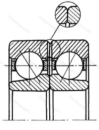 Подшипник 7320CD/DF размер 100x215x94 от производителя  SKF