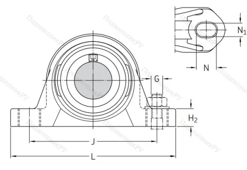 Подшипниковый корпус SYK 506 в Москве