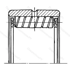 Модификация подшипника 35234К размер 170x250x120 от производителя  ГПЗ-9