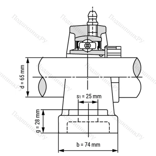 Подшипниковый узел UKP 215+H 2315 - Вал: 65 мм от производителя  LPZ
