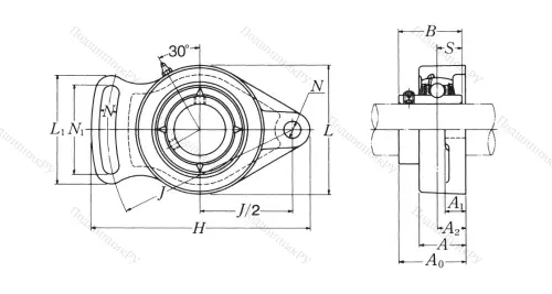Подшипниковый узел UCFA 209 NSK в Москве