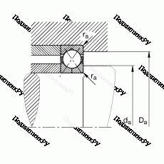 Подшипник QJ 206-MPA