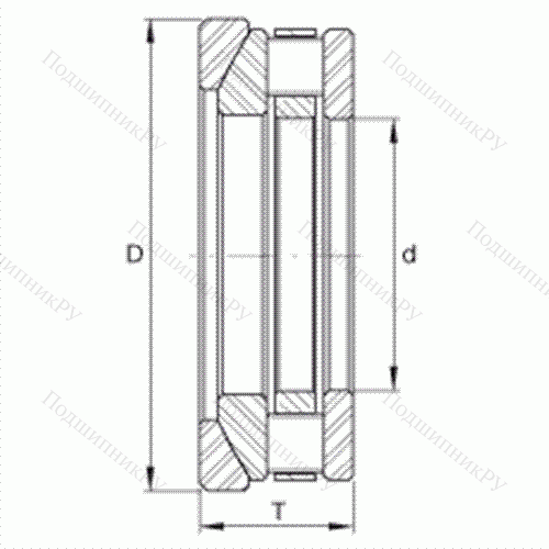 Подшипник роликовый упорный RTW 607