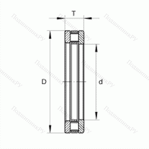 Подшипник роликовый упорный RT 605