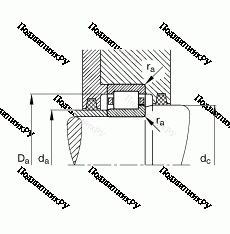 Подшипник NJ 313-E-TVP 2