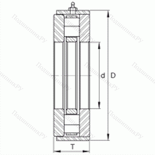 Подшипник роликовый упорный RWCT 23