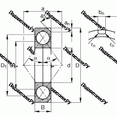 Подшипник QJ 318-N 2-MPA