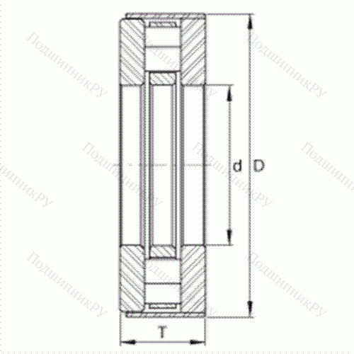 Подшипник роликовый упорный RCT 23