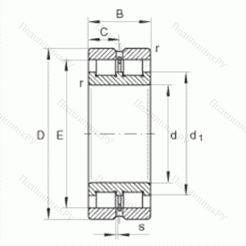 Подшипник роликовый радиальный SL 024920